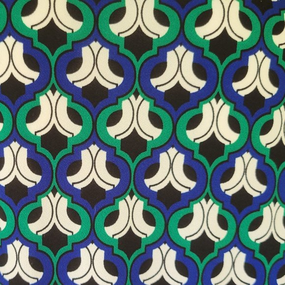 NWT KASPER Blue Green Print Open cardigan - Picture 2 of 4